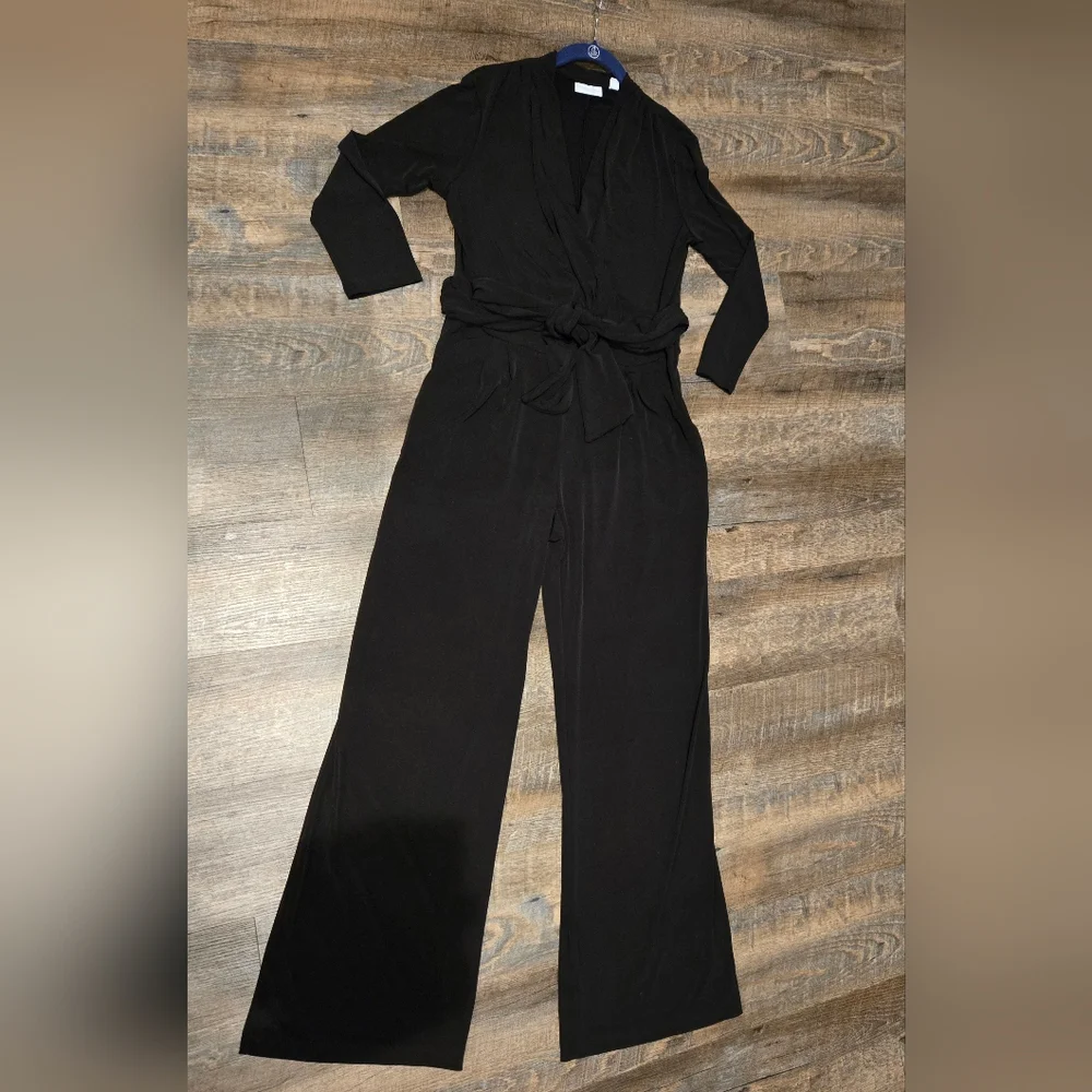New York and Company faux wrap jumpsuit, medium - Picture 8 of 15